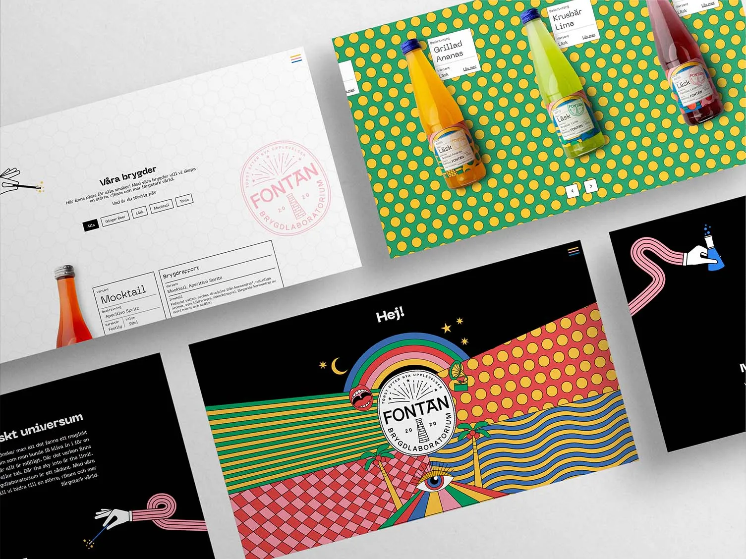 exempel på grafik för Fontän