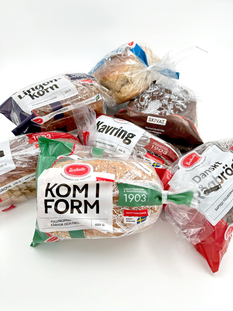 Ny förpackningsdesign för bröd